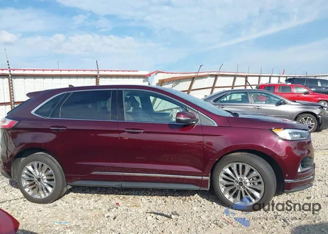 2020 Ford Edge Titanium z USA, uszkodzony, nr VIN 2FMPK4K95LBA47423